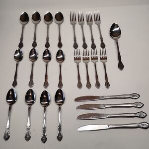 Bag5 by Barclay Geneve Stainless‎ Discontinued Flatware Service 4 - 25pc Set